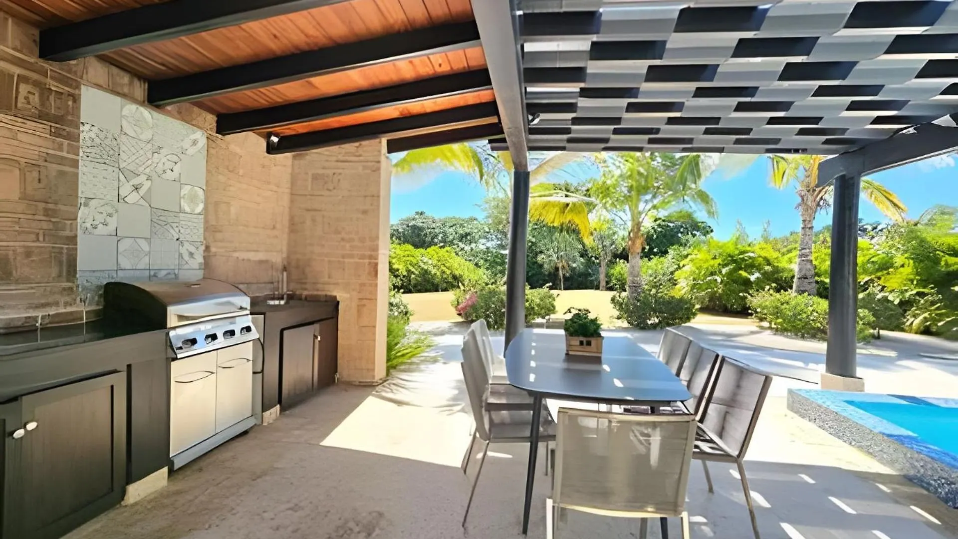 Villa Privada, 3 Dormitorios, Piscina Y Bbq 蓬塔卡纳